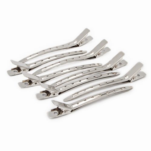 Clips to keep hair tidy while installing hair extensions