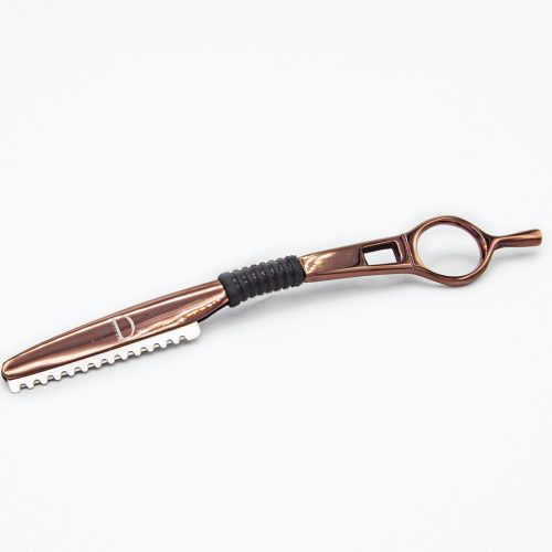 Guarded Rose Gold Razor for haircutting